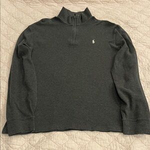 Ralph Lauren Dark Gray Zip Up Sweater
